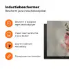 Bloem - Leeuwenbek - Roze - Stengel Inductie beschermer vinyl 3mm klein -zzzzzzz-td-ups