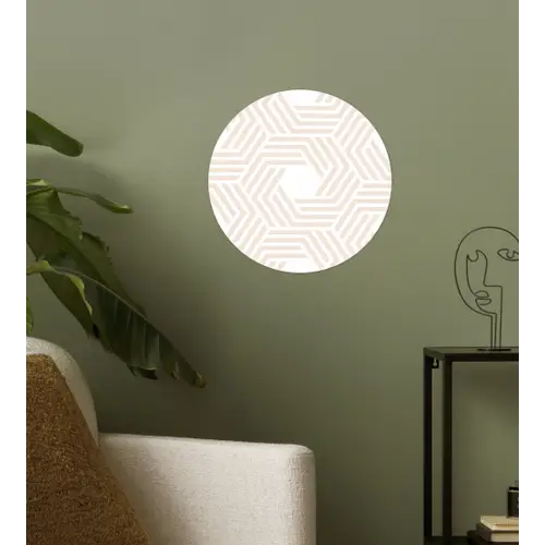 Abstract - Patronen - Design Wandcirkel behangsticker klein 186 -sfeer2