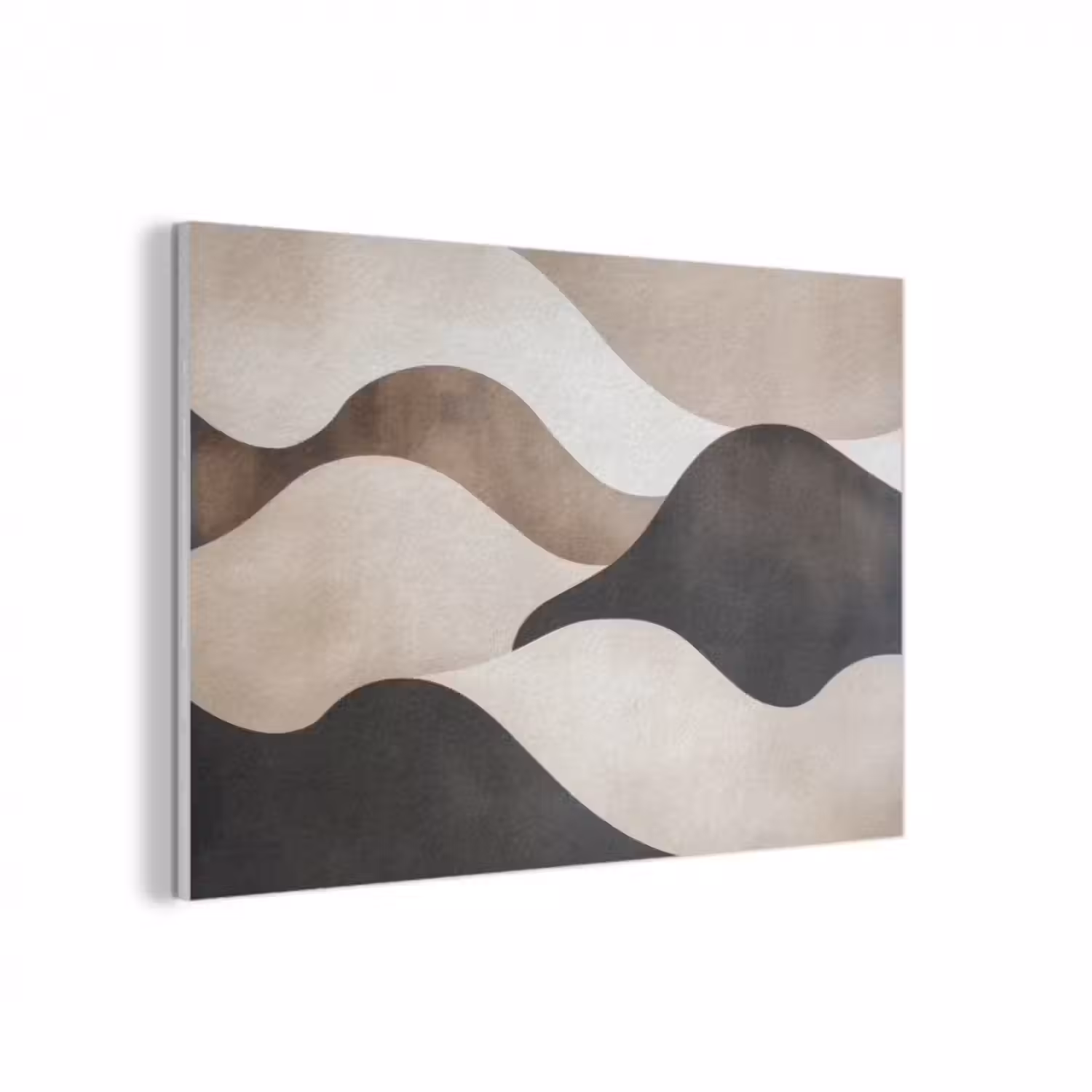 Akustikbild - Wellen - Abstrakt - Beige