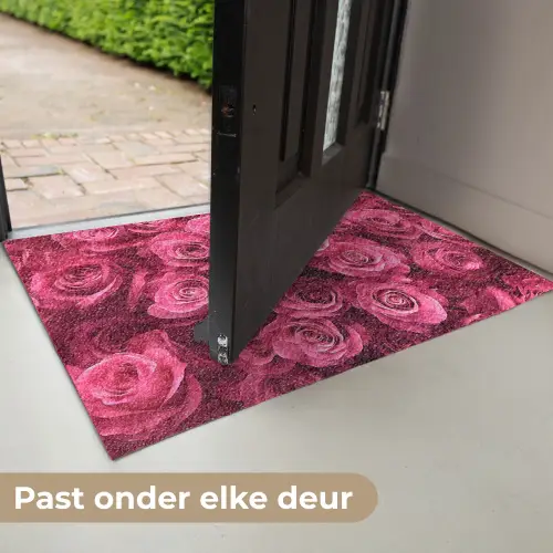 Rozen - Pink - Bloem Deurmat klein -USP_NL
