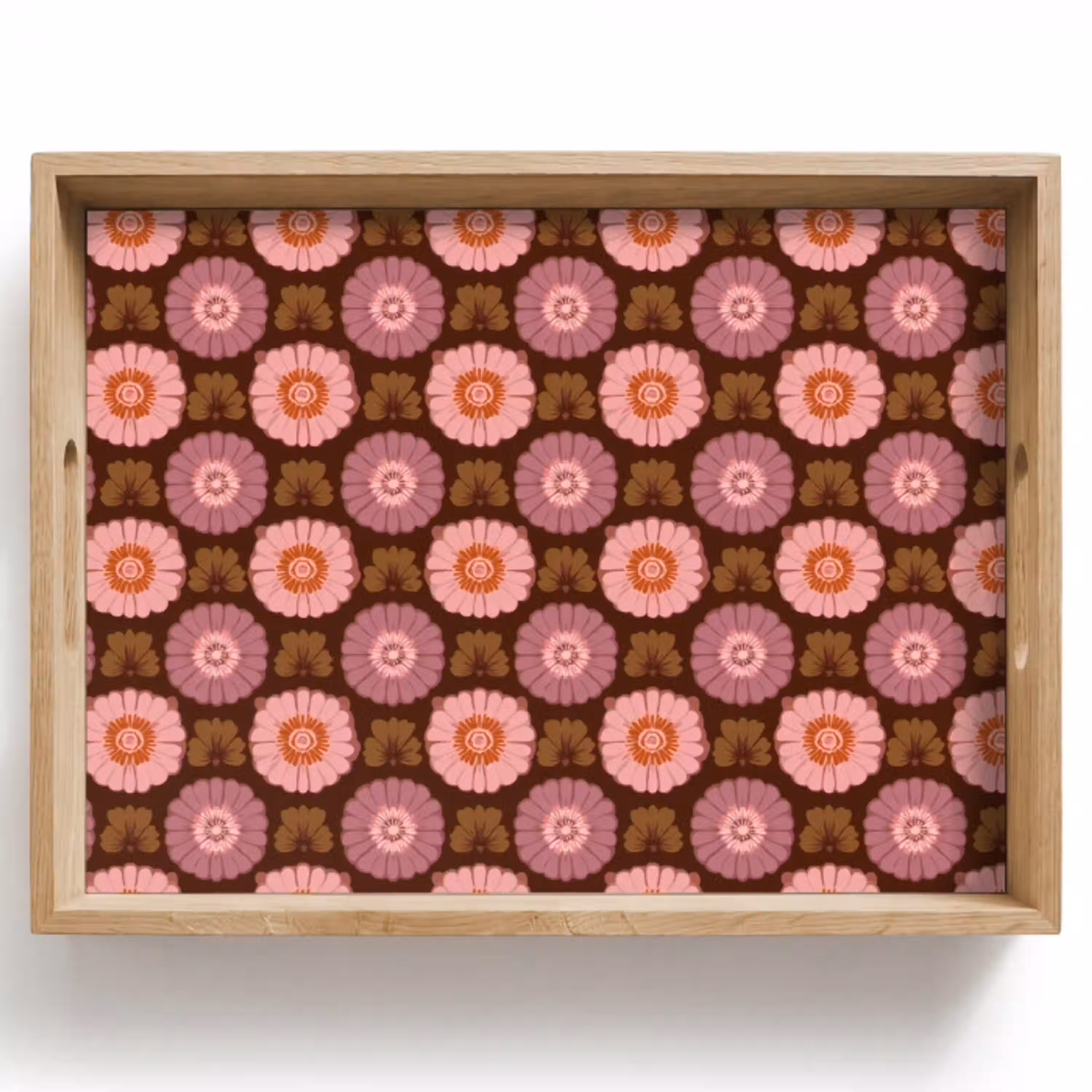 Retro - Madelief - Roze Dienblad Rechthoek middel 911 -z3d_shopping