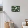 Bloemen - Takken - Wit - Klassiek tuinposter los doek klein -sfeer8