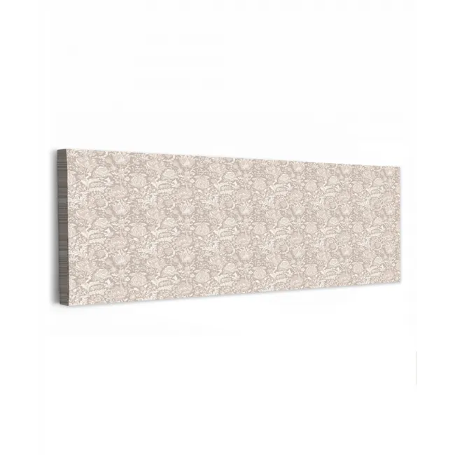 Bloemenprint - Grijs - Crème canvas 2cm klein 828 -z3d