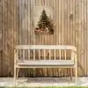 Kerstboom - Versierd - Kleurrijk Tuinposter op houten frame 2 cm dik klein -sfeer4