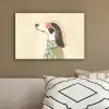 Quote - Hond - Zonnebril canvas 2cm klein -sfeer3