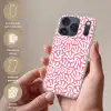 Koraal - Patroon - Roze - Wit - Minimalistisch Telefoonhoesje iPhone 17 Pro klein -sfeer3_NL