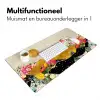 Goud - Bloemen - Print - Abstract - Landschap - Patronen Muismat XXL klein -sfeer4