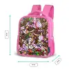 Overvol patroon met lekkernijen Kinderrugzak - Roze middel -productfoto_formaten