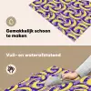 Bananen - Bladeren - Paars Inductie beschemer met haakjes klein 777 -ky-schoon-nl