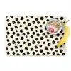 Madeliefjes - Grafisch - Zwart - Beige Placemat vinyl groot 368 -zzzproduct_Kitchenyeah-website