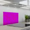 Zebra - Neon - Roze - Paars keuken achterwand spatscherm klein 900 -3d_schuin