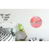 Roze - Surfen - Zee Wandcirkel aluminium klein -kinderkamer