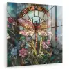 Libelle - Mozaïek - Bloemen - Kleurrijk plexiglas 5mm klein -zzzproduct_nieuw