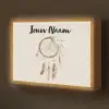Dromenvanger - Bohemian - Boho - Pastel kleuren Light Box met batterij (Wandlamp kind) middel -z3d_website