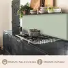 Mintgroen - Effen kleur keuken achterwand 2 middel 871 -usp_FR
