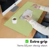 Kiwi - Lijntekening - Minimalistisch - Groen Muismat XXL klein -sfeer3