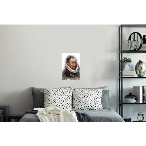 Willem van Oranje - Adriaen Thomasz - Rook Muursticker klein -slaapkamer