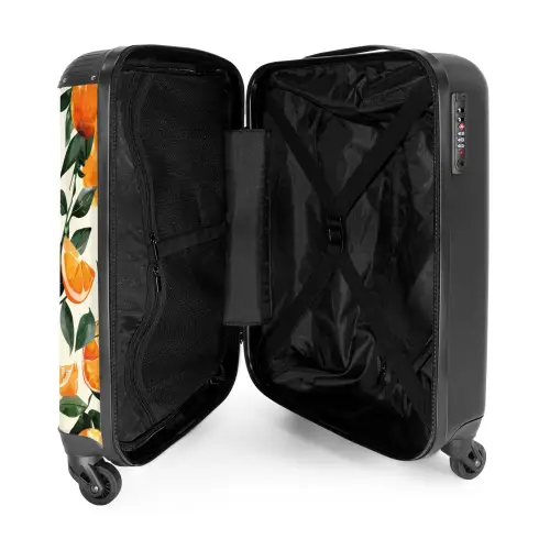 Vintage fruit - Mandarijnen NBS - Handbagage koffer - Kinderen Unisex middel -binnenkant