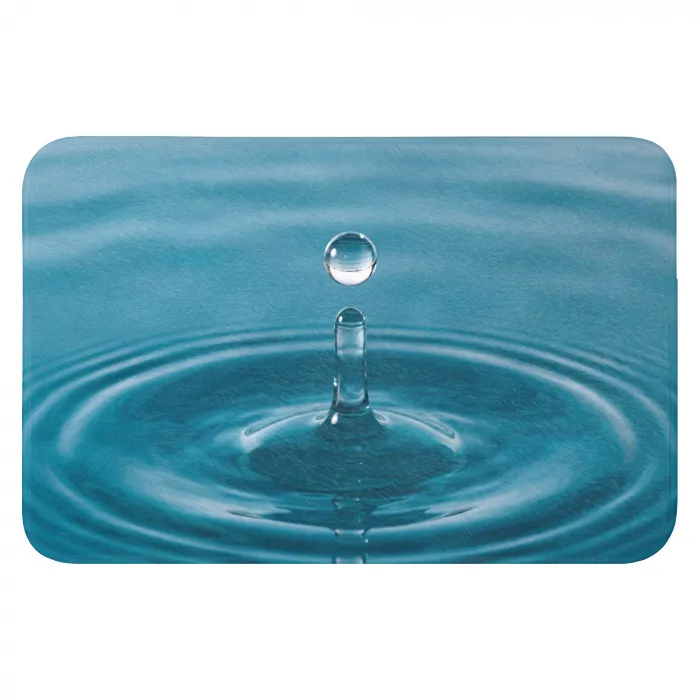 Waterdruppel - Water - Oppervlakte WCmat klein -3d