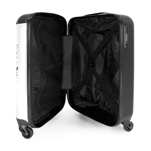Gouden goalzoeker NBS - Handbagage koffer - Unisex middel -binnenkant