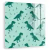 Donkergroen - Dinosaurussen - Afdrukken - Bladeren plexiglas 5mm klein -zzzproduct_nieuw
