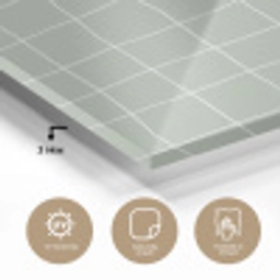 Ruitpatroon - Golvend - Groen plexiglas 5mm klein 11 -sfeer2