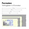 100% that bitch - Blauw - Wit Muismat XXL klein -sfeer5