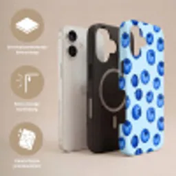 Bessen - Modern - Blauw Toughcase MagSafe Apple iPhone 17 klein 1017 -USP_Lagen_NL