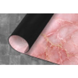 Roze - Kwarts - Goud - Marmer Keukenloper - keukenmat middel 536 -closeup