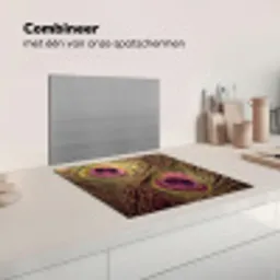 Pauw - Veren - Paars - Groen Inductie beschermer vinyl 3mm middel -wsfeer7_website