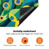 Pauw - Cirkels - Blauw Inductie beschermer vinyl 3mm klein -zzzzzzz-td-onderkant