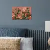 Kolibries - Bloemen - Groen - Roze poster papier klein -sfeer2
