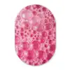 Roze - Schuim - Bubbels Wandcirkel Ovaal Forex klein -3d