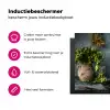 Kruiden - Specerijen - Pan - Mes - Grijs - Rustiek Inductie beschermer vinyl 3mm klein -wsfeer2_website