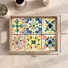 Spaans - Tegels - Keramiek - Bloemen Dienblad Rechthoek middel -USP_Formaat