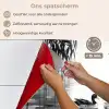Eenden - Waterlelies - Riet - Zwart keuken achterwand spatscherm klein -spatscherm_NL