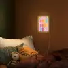 Tafels van vermenigvuldiging - Leren rekenen voor kinderen - Cijfers oefenen - Eenhoorn - Roze Light Box met kabel (Wandlamp kind) klein -sfeer1_kind