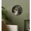 Stilleven met bloemen - Schilderij van Eelke Jelles Eelkema Wandcirkel behangsticker klein -sfeer2