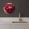 Fruit - Hartjes - Aardbeien - Frambozen - Bosbessen KitchenYeah - Keuken - Wandcirkel Forex klein -sfeer1