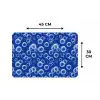 Bubbels - Patroon - Blauw Placemat vinyl groot -specs