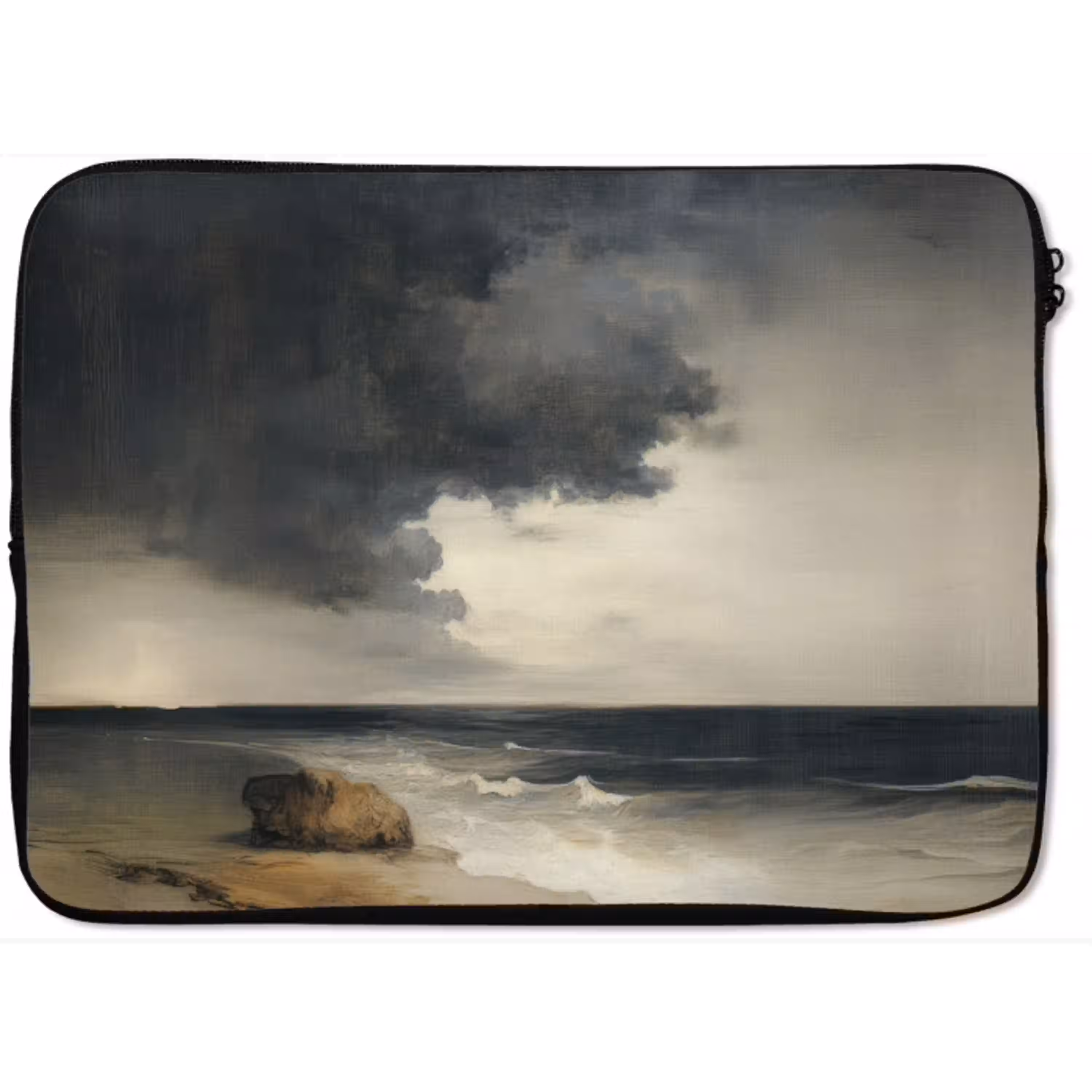 Kust - Golven - Rots - Storm laptophoes neopreen klein -zkaufland3dotto