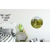 Ezels - Ganzen - Kleurrijk Wandcirkel aluminium klein -kinderkamer