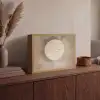 Vogel - Beige - Japandi Light Box met batterij (Wandlamp) middel -sfeer2