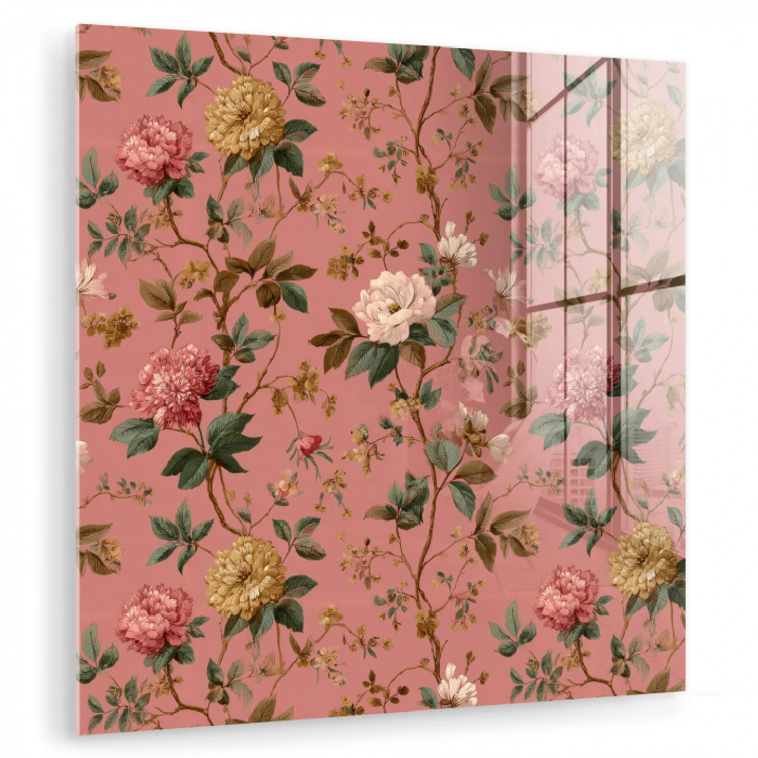 Klassiek - Botanisch - Roze plexiglas 5mm klein 11 -zzzproduct_nieuw