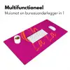 Oh la la - Oranje - Roze Muismat XXL klein -sfeer4