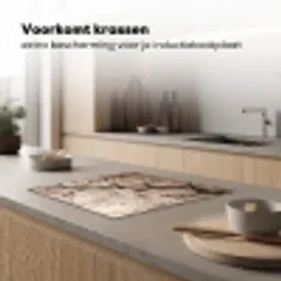 Bloesem - Takken - Schilderij - Beige - Serene Inductie beschermer vinyl 3mm middel -sfeer1