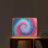 Spiraal - Roze - Draaiend Light Box met batterij (Wandlamp kind) middel -sfeer1_kind