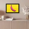 Banaan - Grafisch - Geel fotolijst zwart zonder passe partout klein -sfeer5