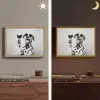 Zonnebril - Dalmatiër - Wijnglas - Tong Light Box met batterij (Wandlamp) middel -sfeer3