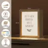 Bruin - Minimalistisch - Quote - Zomer Light Box met kabel (Wandlamp) klein -USP_websiteoverzichtNL